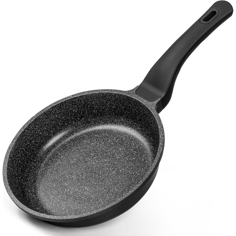 image:imageMICHELANGELO Frying Pans Nonstick Large Non Stick Frying Pan 12 Inch Ease of Cleaning All Stovetops Compatible Built to Last StayCool Handle8 inch