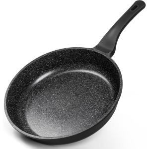 MICHELANGELO Frying Pans Nonstick – Large Non Stick Frying Pan 12 Inch | Ease of Cleaning, All Stovetops Compatible, Built to Last, Stay-Cool Handle(12 inch)